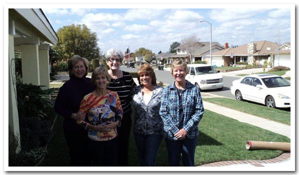 Sharon Smith Clizbe, Carol Winn Canfield, Danna Hawley Willoughby, Martha Silva Rushford, Donna Magnuson Tucker