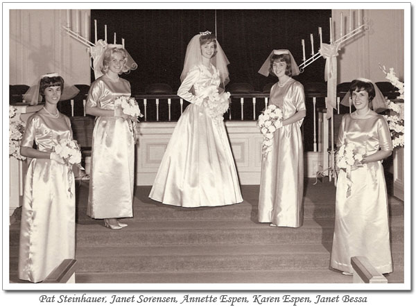 Pat Stenhauer, Janet Sorensen, Annette Espen, Karen Espen, Janet Bessa