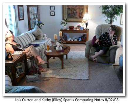 Lois and Kathy Comparing Notes