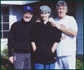Retired these days and hangin' out with a few neighbors: Good friend Dennis and his son Lee