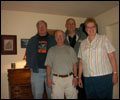 Reed Smoke, John, Don Saul, and Mareta (Saul) Tafel