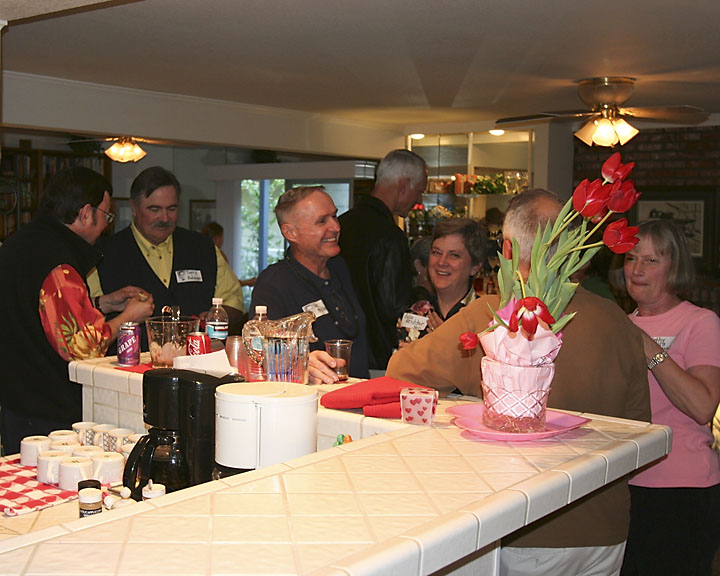 Chuck Sonntag, Terry Belanger, Ken and Julie Stichter, Barrie Smith, Mike and Kathy Lewis